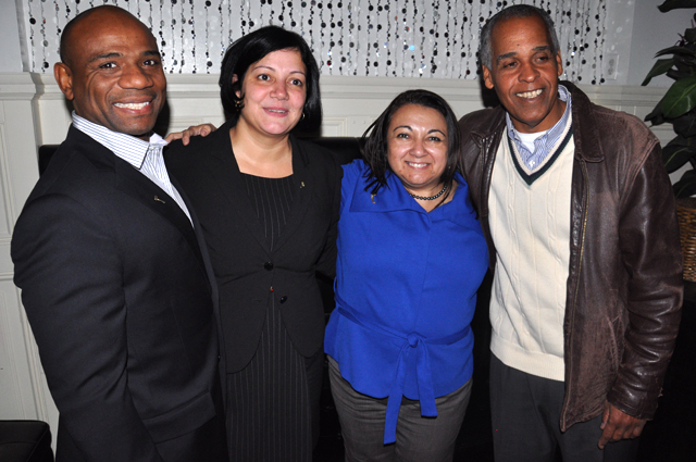 Bronx court victors (l. to r.) Eddie McShan, Linet Rosado, Nelida Malave-Gonzalez and Fernando Tapia Bronx court victors (l. to r.) Eddie McShan, Linet Rosado, Nelida Malave-Gonzalez and Fernando Tapia